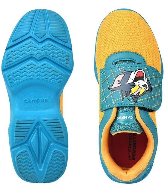 Campus - Yellow Boys Sports Shoes ( 1 Pair ) - None