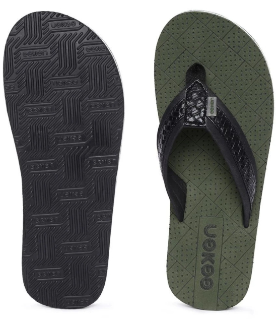 Paragon Green Mens Thong Flip Flop - None