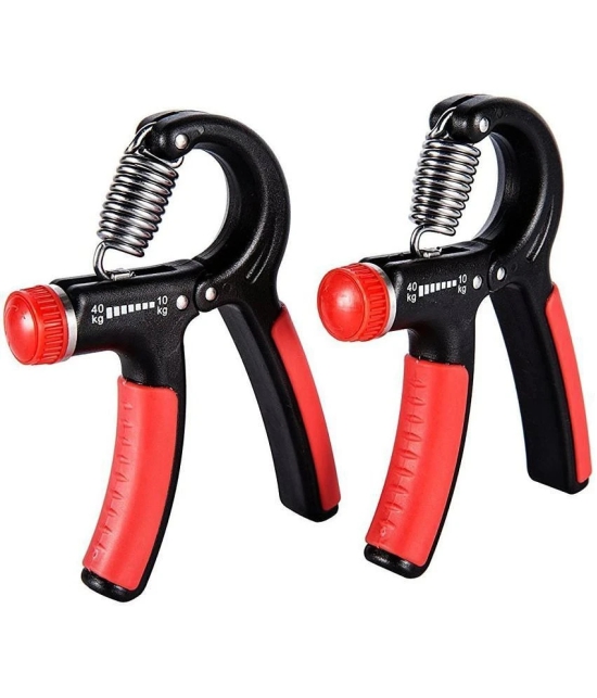 2PC Hand Gripper Strength Trainer with Adjustable resist for Finger, Hand & Wrist - Multi Color