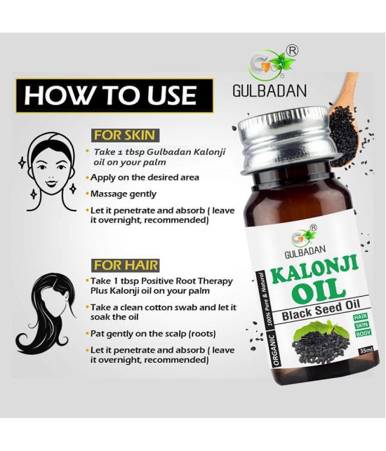 GULBADAN Premium Cold Pressed Kalonji Oil 35 ml