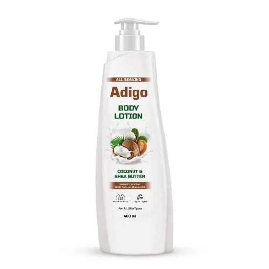 Adigo Body Lotion Coconut & Shea Butter For All Skin Type 400ml