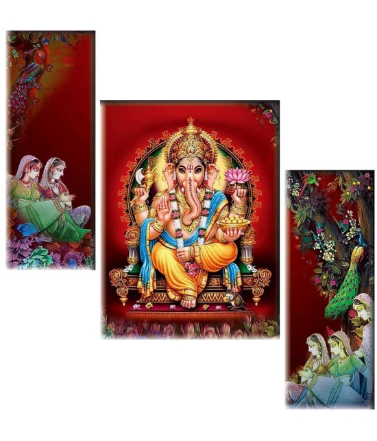 Saf Ganesha modern art MDF Painting Without Frame