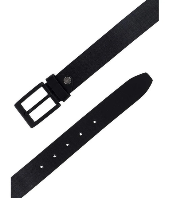 Loopa - Black 100% Leather Mens Formal Belt ( Pack of 1 ) - None