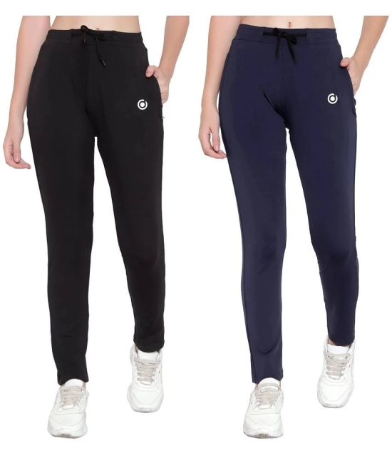 Diaz - Multi Color Polyester Womens Cycling Trackpants ( Pack of 2 ) - None