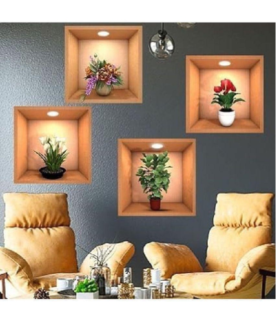 Gatih Wall Sticker 3D Wall Stickers ( 30 x 30 cms )