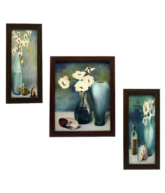 Indianara - Floral Painting With Frame