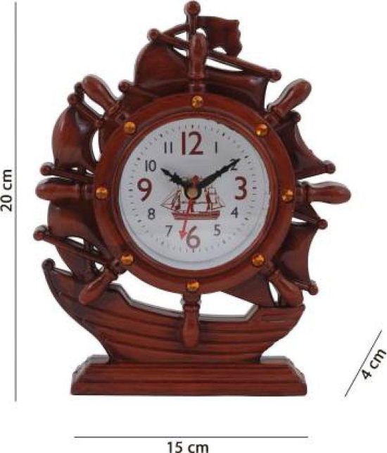 Sigaram Analog Plastic Table Clock - Pack of 1