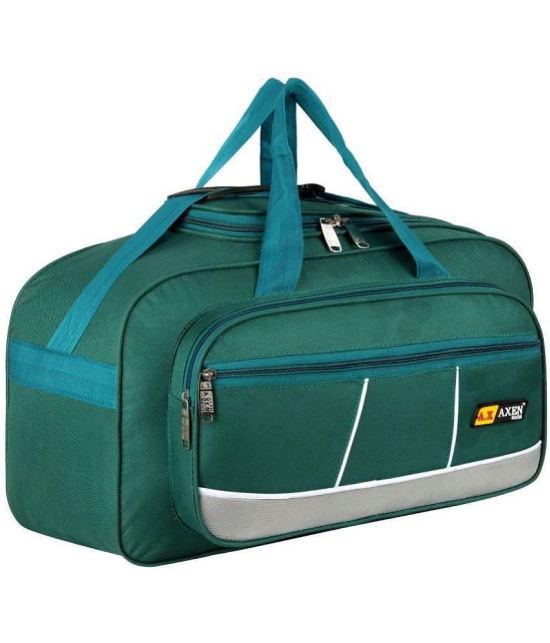 AXEN BAGS - Dark Green Polyester Duffle Bag - Onesize