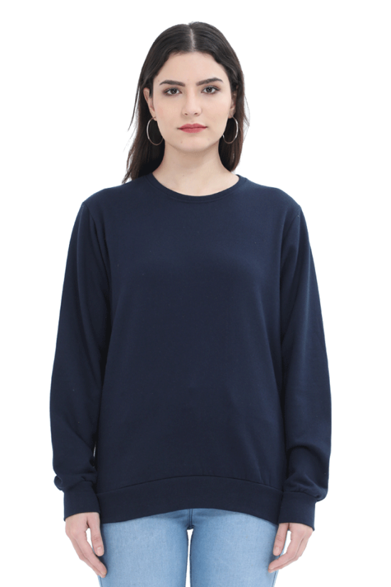 Women's Sweatshirts-Black / L