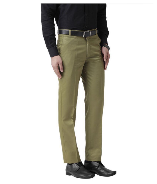 Hangup Green Regular -Fit Trousers - None