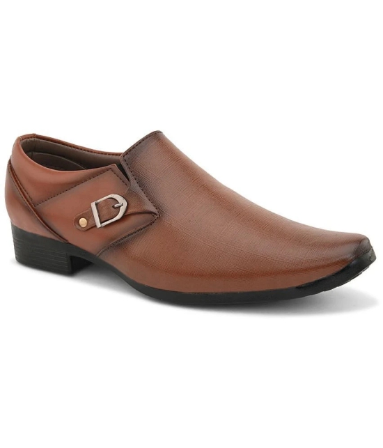 Sir Corbett Tan Mens Slip On Formal Shoes - None