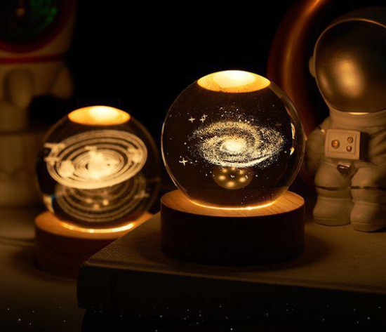 3D Galaxy crystal globe-Galaxy