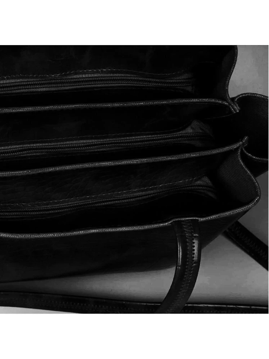 TCRAZY BLACK PU Shoulder bag - Black