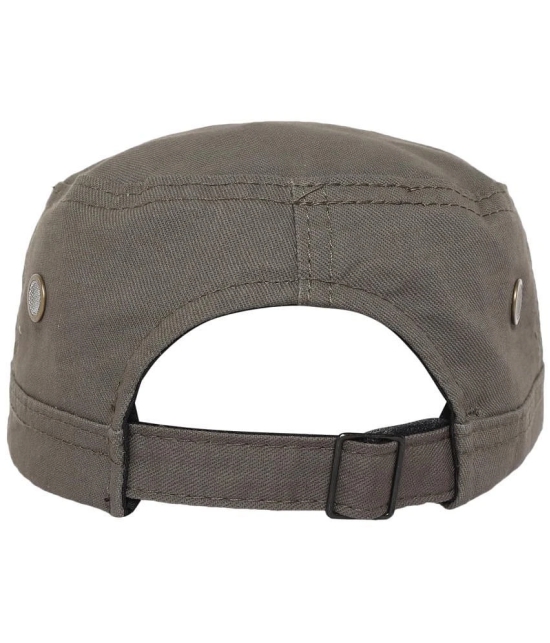 Zacharias Grey Cotton Mens Cap ( Pack of 1 ) - Grey