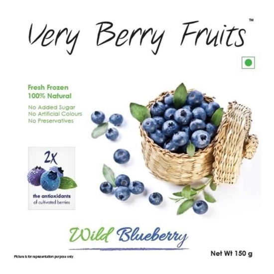 Very Berry Fruits Frozen Wild Blueberry-150Gm, 1 Pc