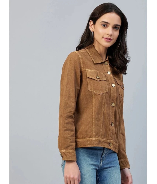 StyleStone Denim Brown Jackets Single - S