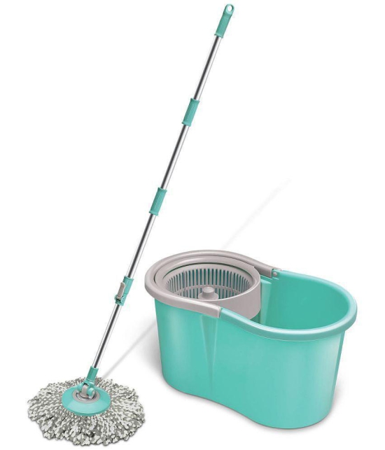 Spotzero - Mop Set ( Adjustable Handle ) - Sea Green