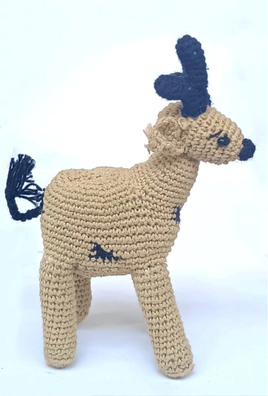 Handmade Crochet Deer Plushie