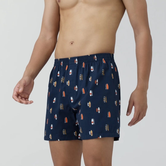 Splash Cotton Boxers - Surfboard Blue XL