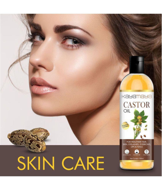 Kayamaya Cold Pressed Castor Oil for Skin & Hair 100 mL