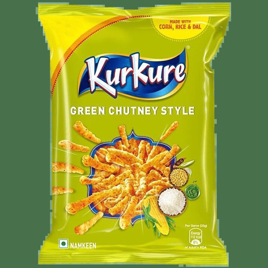 Lays Kurkure Green Chutney Rajasthani, 98 Gm