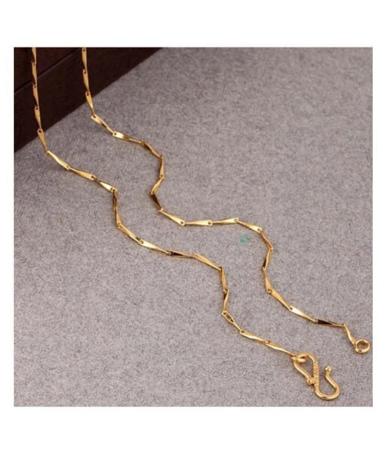 Jewar Mandi - Gold Plated Chain ( Pack of 1 ) - Golden