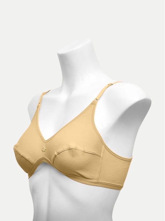 Women Flower Bra - Skin Color