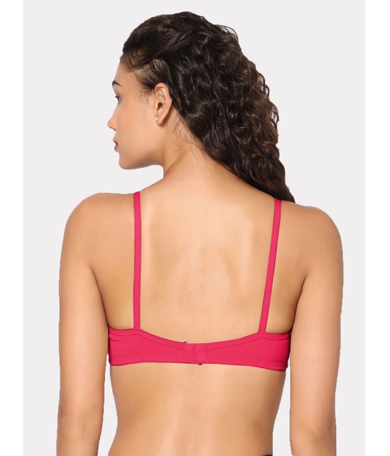 In Shape Lingerie - Magenta Cotton Non Padded Women's T-Shirt Bra ( Pack of 1 ) - None