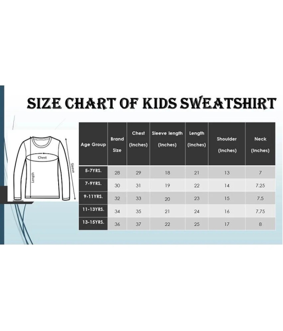 Diaz Pack of 1 Boys Cotton Blend Sweatshirt ( Multicolor ) - None