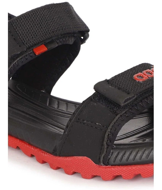 Aadi - Black Mens Floater Sandals - None