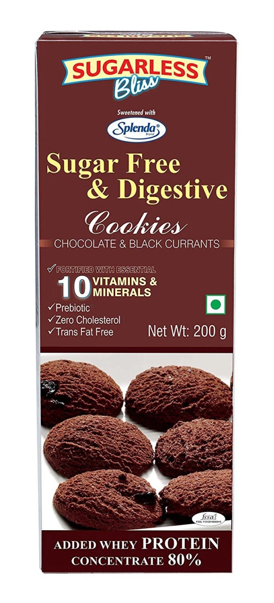 Sugarless Bliss Sugarless Chocolate Black Currant 200 Gm, 1 Pc