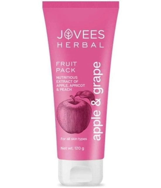 Jovees Herbal Apple & Grape Fruit Pack For Uneven Skin Tone For All Skin Types 120gm