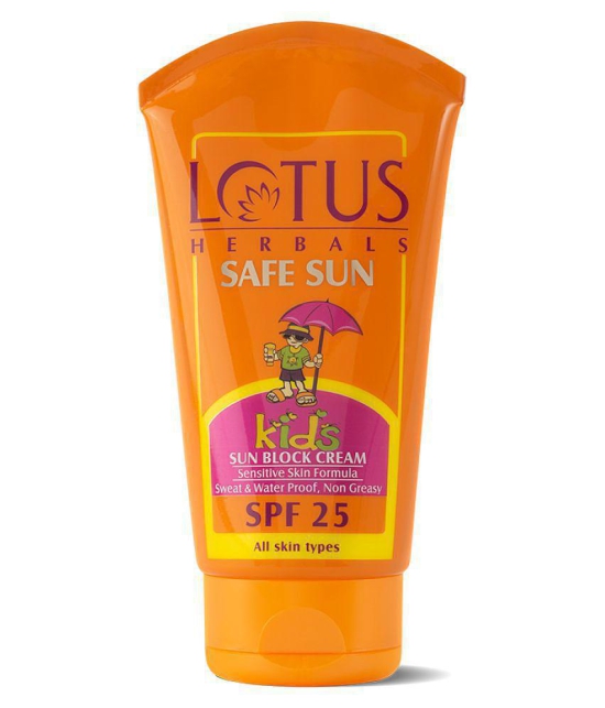 Lotus Herbals Safe Sun SPF 40 100g And Safe Sun Kids SPF 25, 100g