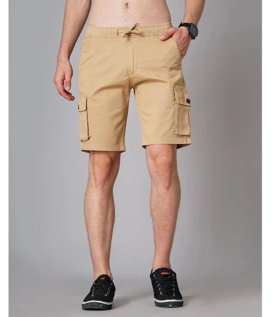 Paul Street - Cream Cotton Mens Cargos ( Pack of 1 ) - None