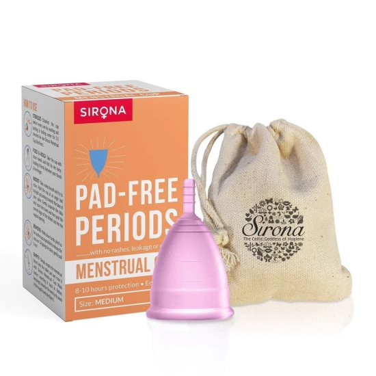 Sirona Reusable Menstrual Cup for Women Medium