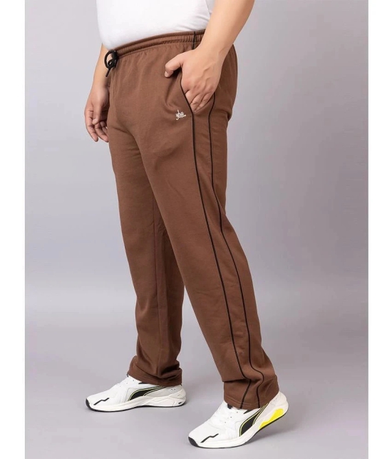 YHA Brown Fleece Mens Trackpants ( Pack of 1 ) - None