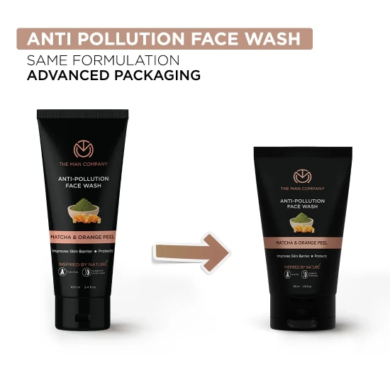 Anti-Pollution Face Wash | Matcha & Orange Peel Face Wash and Free Moisturiser