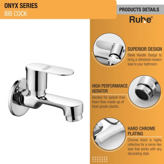 Onyx Bib Tap Brass Faucet- by Ruhe®