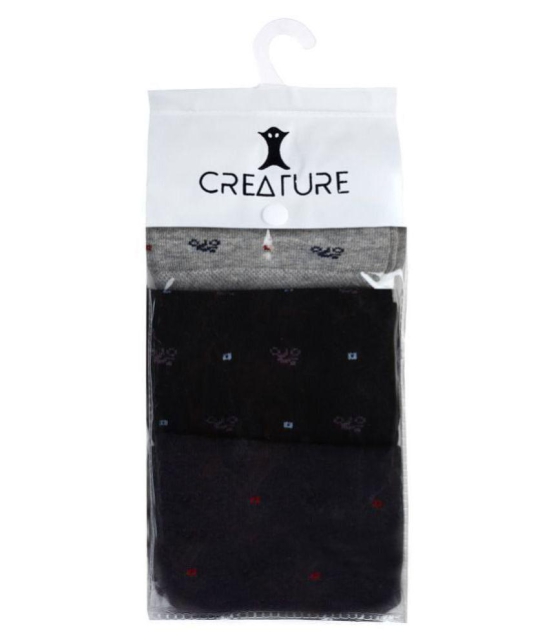 Creature Gray Formal Full Length Socks Pack of 3 - Gray