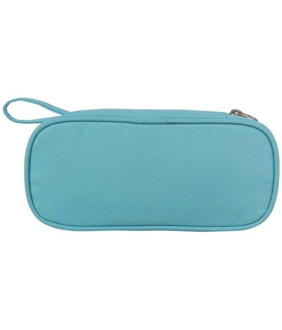 Zipper Pencil Pouch Narwhale Light Blue