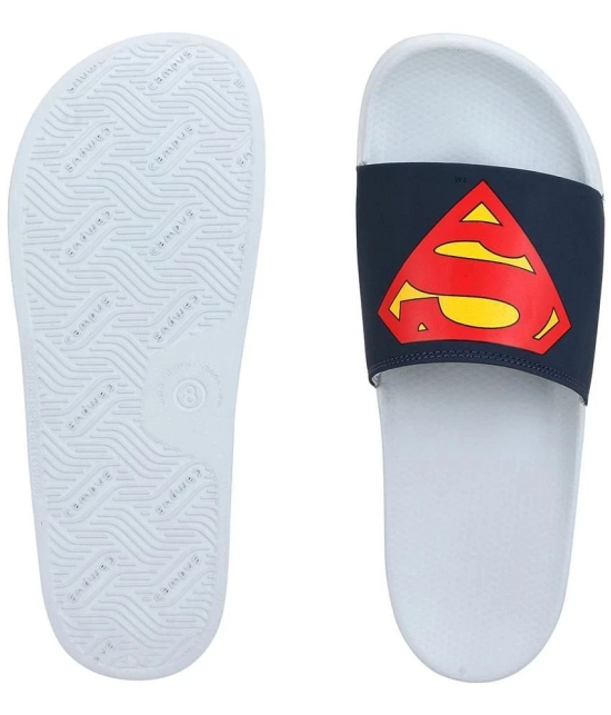 Campus - Blue Mens Slide Flip Flop - None