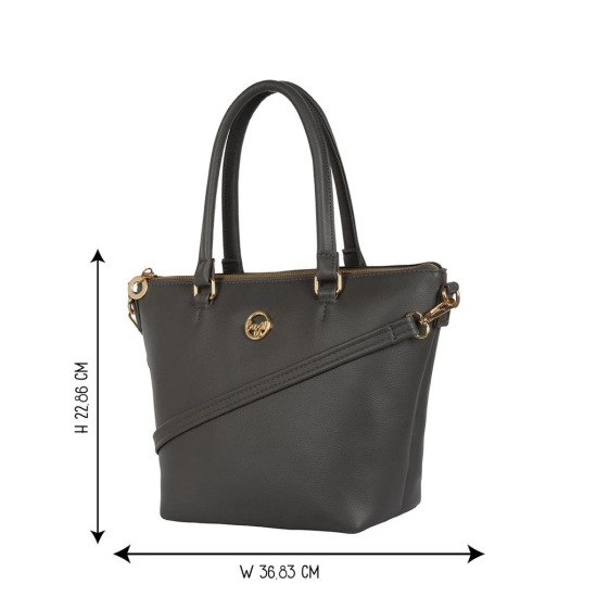 L TIS RESSA DARK GREY TOTE