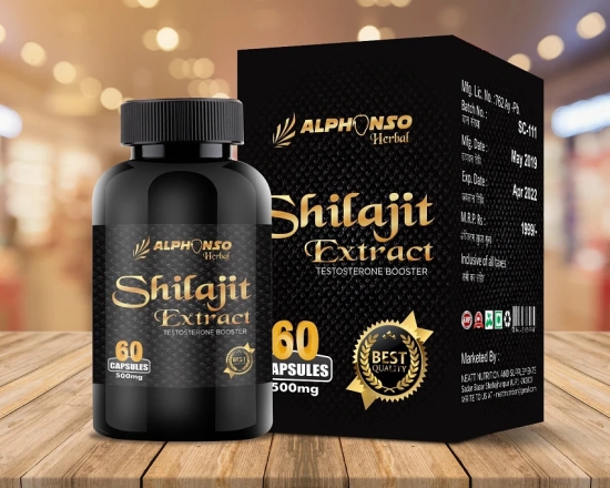 ALPHONSO Herbal  SHILAJIT Extract -60 Capsule