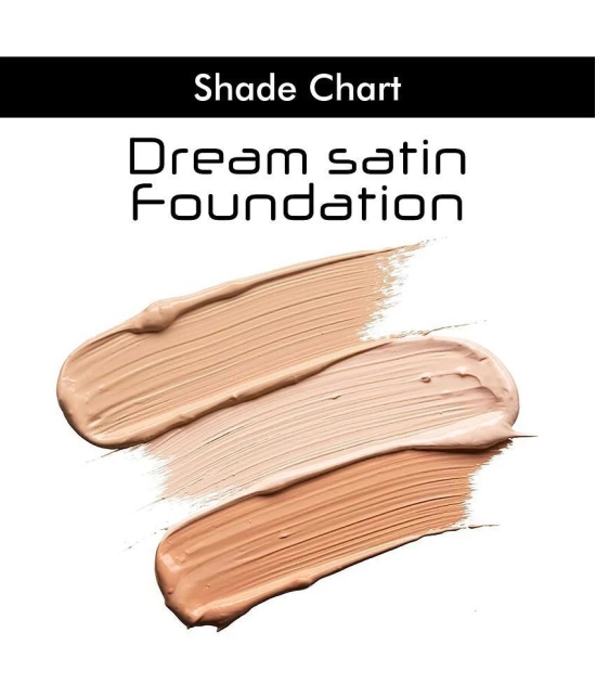 Colors Queen Dream Satin Oil Free Water Proof Foundation Honey Beige (Shade - 01)