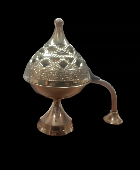 VRINDA METAL ART Brass Dhoop Burner  Deepak