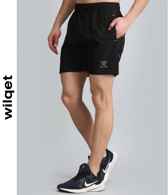 Mens Running Cut - Sew Shorts-Black / L