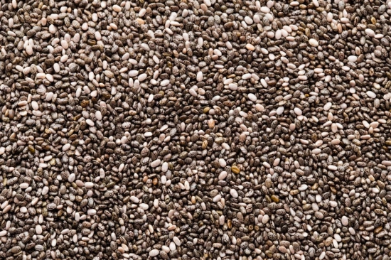 RAW BLACK CHIA SEEDS for Weight Loss. Good source of Calcium, Omega-3 Fatty Acids, Vitamins, Protein, Iron & other minerals