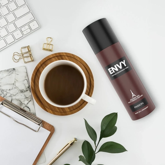 ENVY Dark + Passion + Gravity + Magnetic Deodorant Combo -480ml