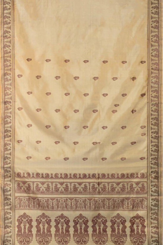 Baluchari Silk Saree Beige