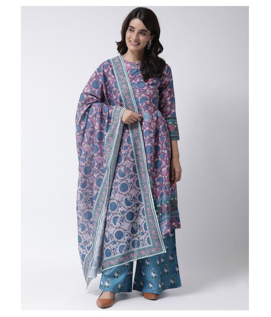 Hangup Purple Chanderi Dupatta